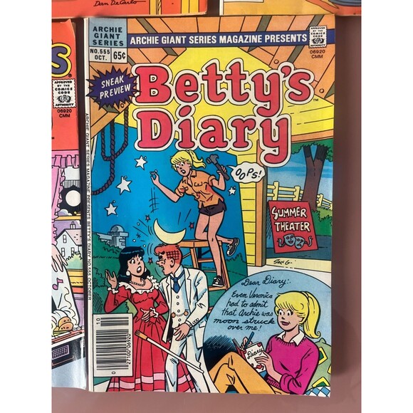 Vintage Archie Comics Betty's Diary Series 1985 - 1990 LOT of 5 - Single Owner - Picture 6 of 7